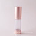 High Quality Rose Gold 15Ml Airless AS Plastic Cosmetic Pump Sprayer Bottle